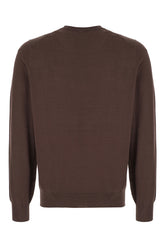 Maglione in cotone marrone -  | Wise