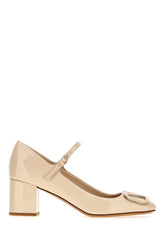 Ivory leather pumps -  | Wise