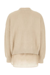 Cappuccino cotton cardigan -  | Wise