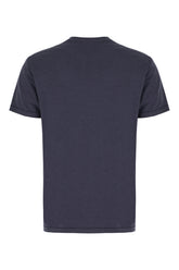 T-shirt in misto lyocell blu navy -  | Wise