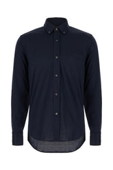 Blue silk blend shirt -  | Wise