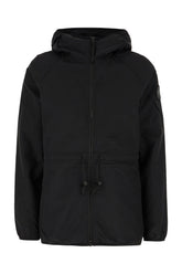 Black nylon windbreaker -  | Wise