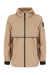 Giacca a vento Faber Hoody in poliestere beige -  | Wise