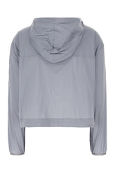 Grey polyester windbreaker -  | Wise