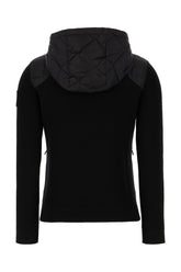 Cardigan in lana nera -  | Wise