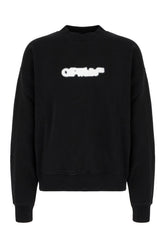 Black cotton sweatshirt -  | Wise