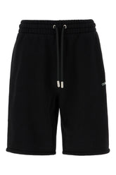 Black cotton bermuda shorts -  | Wise