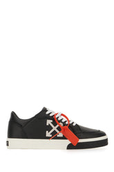 Black leather New Low Vulcanized sneakers -  | Wise