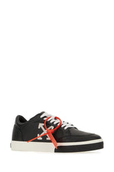 Black leather New Low Vulcanized sneakers -  | Wise