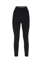 Leggings in nylon stretch nero -  | Wise