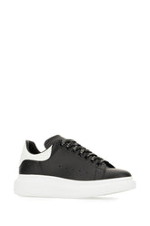 Sneakers in pelle nera con tallone in pelle bianca -  | Wise