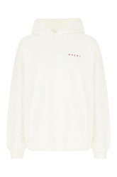 Ivory cotton oversize sweatshirt -  | Wise