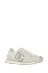 Two-tone suede and mesh DG Aria sneakers -  | Wise