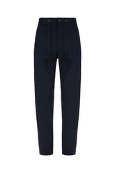 Pantalone in cotone blu navy -  | Wise