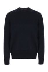 Navy blue cotton sweater -  | Wise