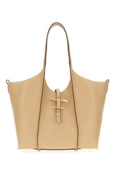 Borsa shopping T Timeless media in pelle cappuccino -  | Wise