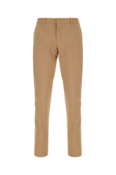 Pantalone in misto cotone stretch cammello -  | Wise