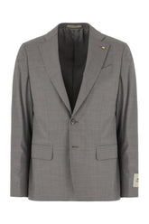 Completo in lana stretch grigio -  | Wise