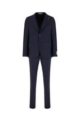 Blu navy wool suit -  | Wise