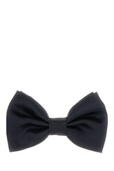 Navy blue polyester bow tie -  | Wise