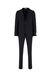 Midnight blue stretch wool suit -  | Wise