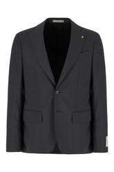 Slate stretch wool suit -  | Wise