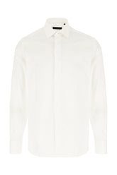 White stretch cotton shirt -  | Wise