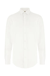 Camicia in nylon stretch bianco -  | Wise