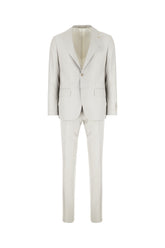 Light grey wool blend suit -  | Wise