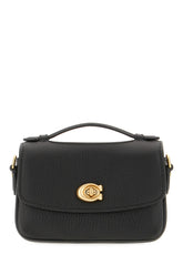 Black leather Cassie 17 handbag -  | Wise