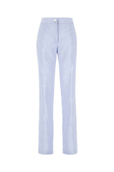 Powder blue polyester pants -  | Wise