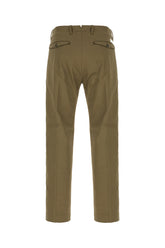 Pantalone in misto cotone verde oliva -  | Wise