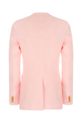 Fluo pink linen blazer -  | Wise