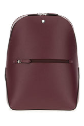 Plum leather backpack -  | Wise