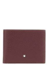 Plum leather wallet -  | Wise