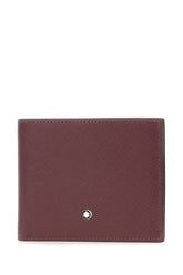 Plum leather wallet -  | Wise