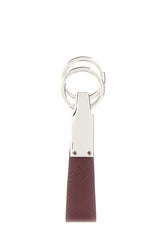 Plum leather key ring -  | Wise