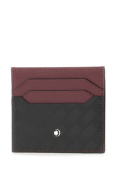 Two-tone leather card holder -  | Wise