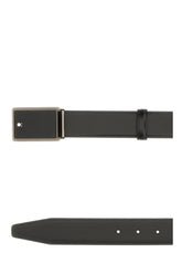 Black leather belt -  | Wise