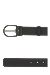 Black leather belt -  | Wise